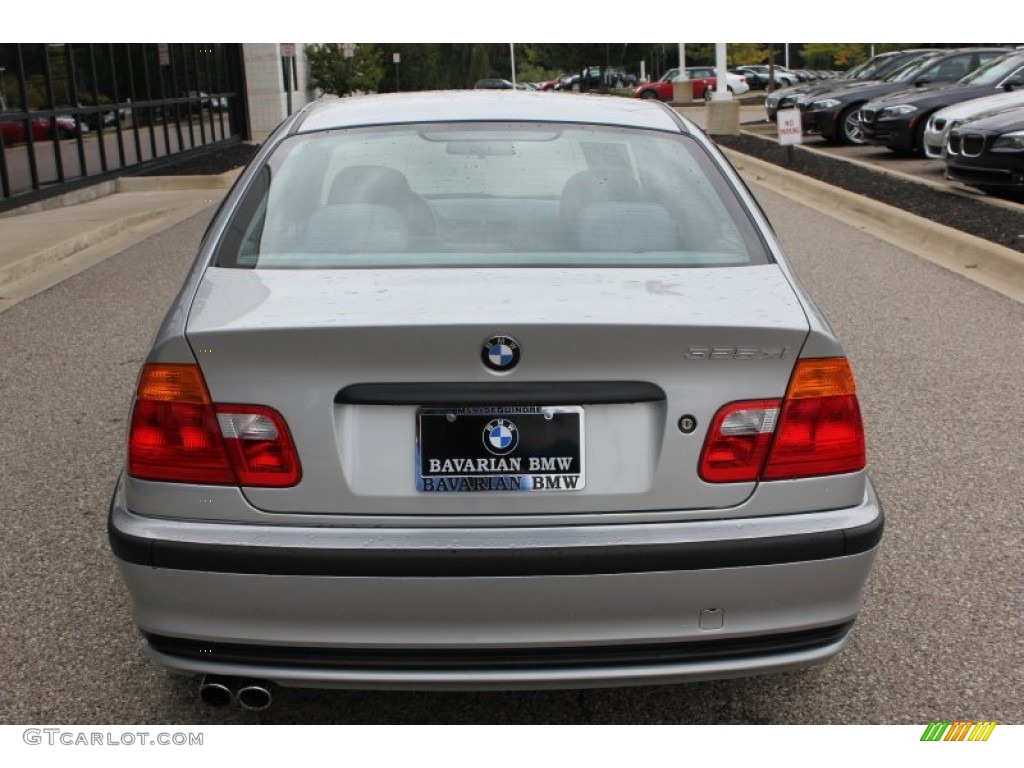 2001 3 Series 325xi Sedan - Titanium Silver Metallic / Grey photo #6