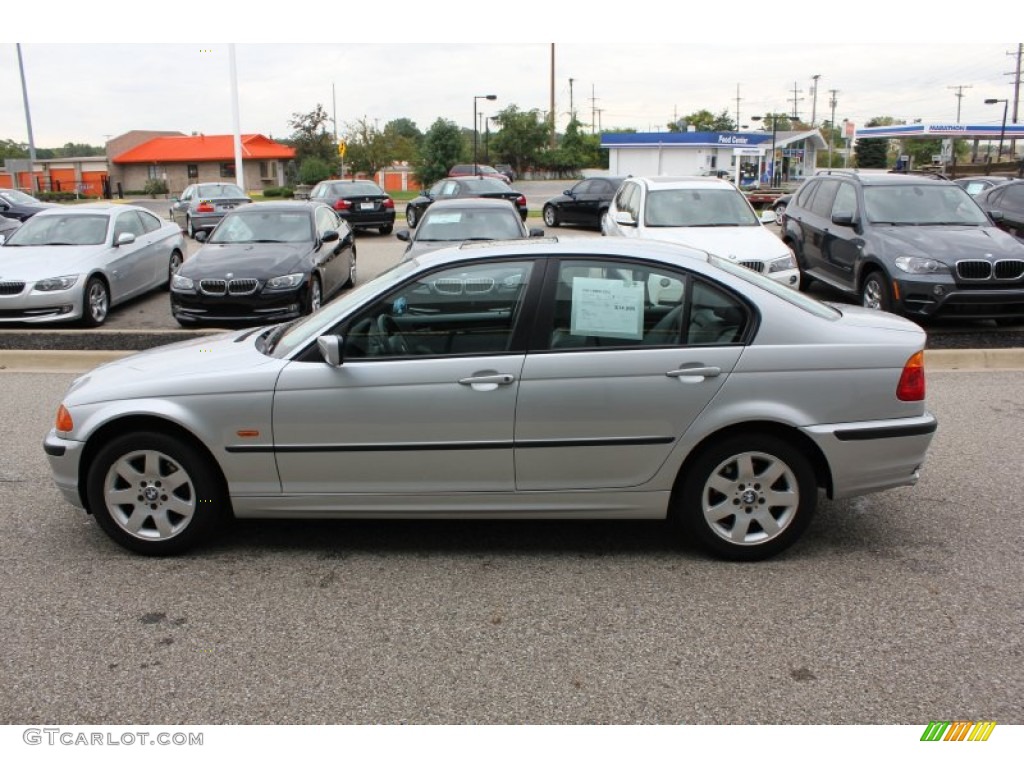 2001 3 Series 325xi Sedan - Titanium Silver Metallic / Grey photo #8
