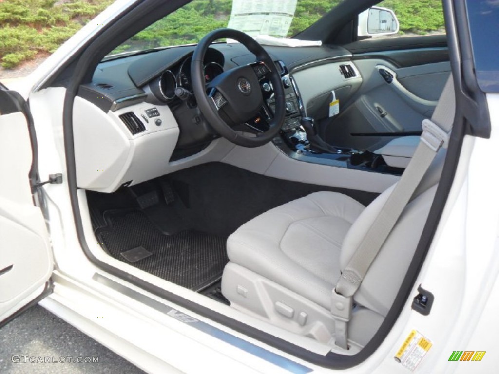 Light Titanium/Ebony Interior 2012 Cadillac CTS -V Coupe Photo #54733985