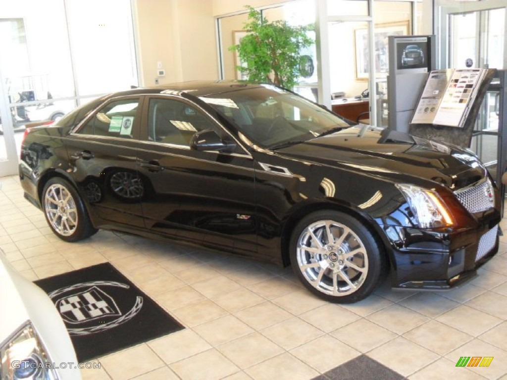 2012 CTS -V Sedan - Black Raven / Ebony/Ebony photo #1