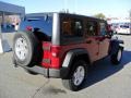 2011 Deep Cherry Red Jeep Wrangler Unlimited Sport 4x4  photo #4