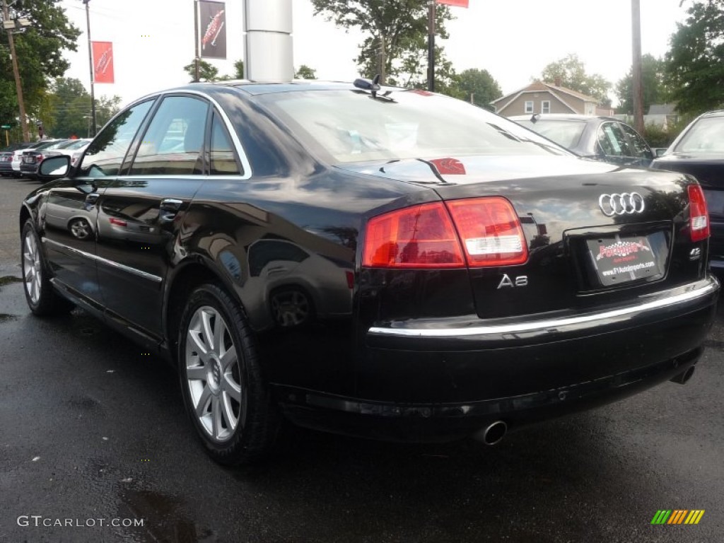 2005 A8 4.2 quattro - Brilliant Black / Black/Amaretto photo #6