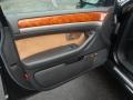 Black/Amaretto 2005 Audi A8 4.2 quattro Door Panel