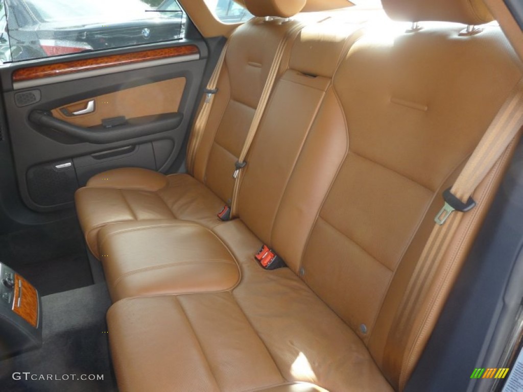 Black/Amaretto Interior 2005 Audi A8 4.2 quattro Photo #54735161