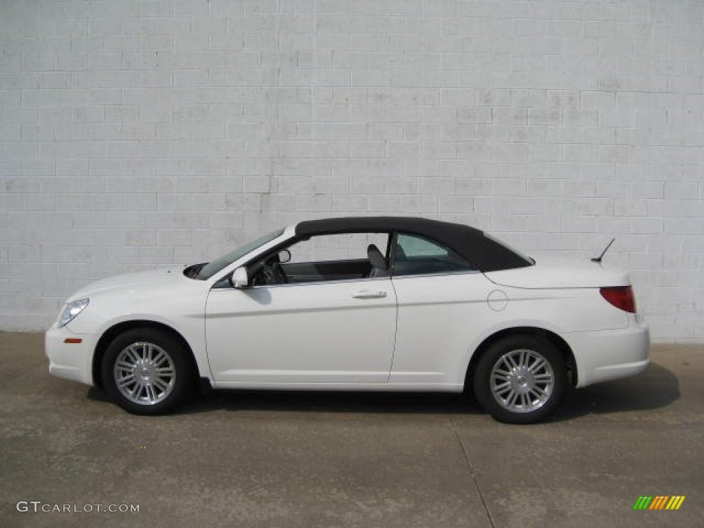 Stone White 2008 Chrysler Sebring Touring Convertible Exterior Photo #54735494