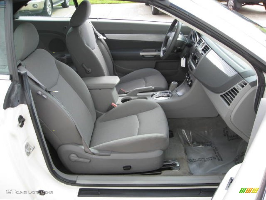 Dark Slate Gray/Light Slate Gray Interior 2008 Chrysler Sebring Touring Convertible Photo #54735530