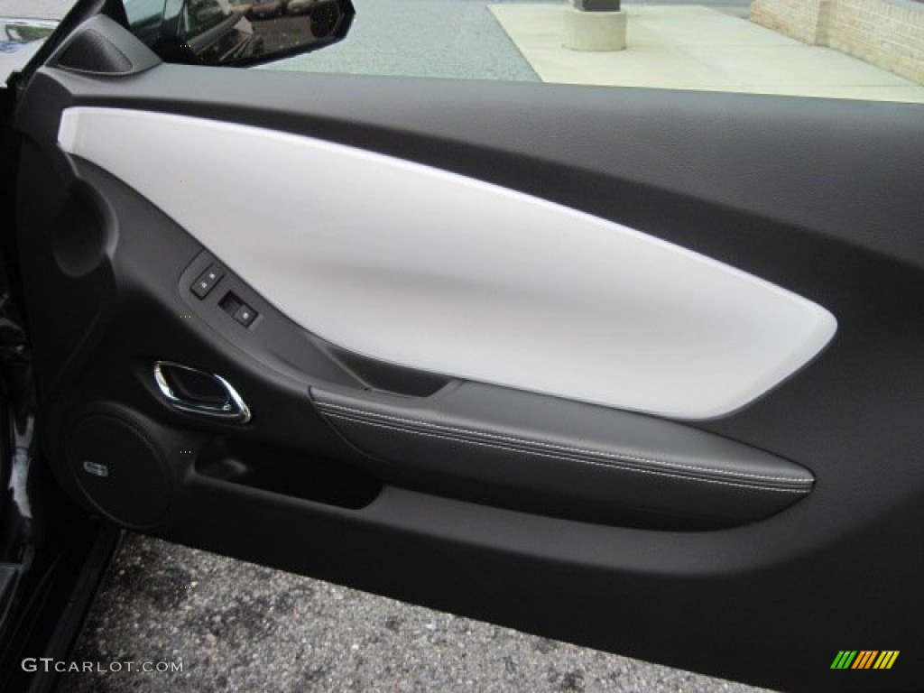 2012 Chevrolet Camaro SS 45th Anniversary Edition Coupe Jet Black Door Panel Photo #54736568