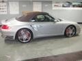 2008 GT Silver Metallic Porsche 911 Turbo Cabriolet  photo #30