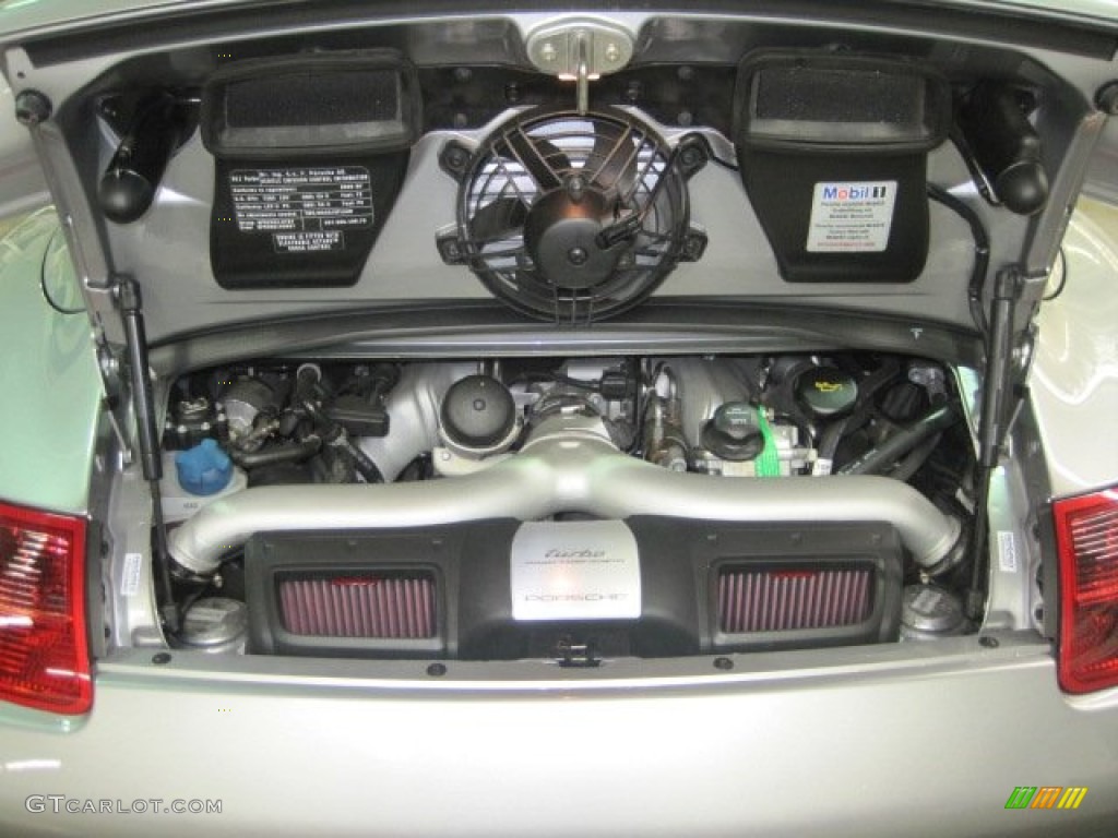 2008 911 Turbo Cabriolet - GT Silver Metallic / Cocoa Brown photo #41