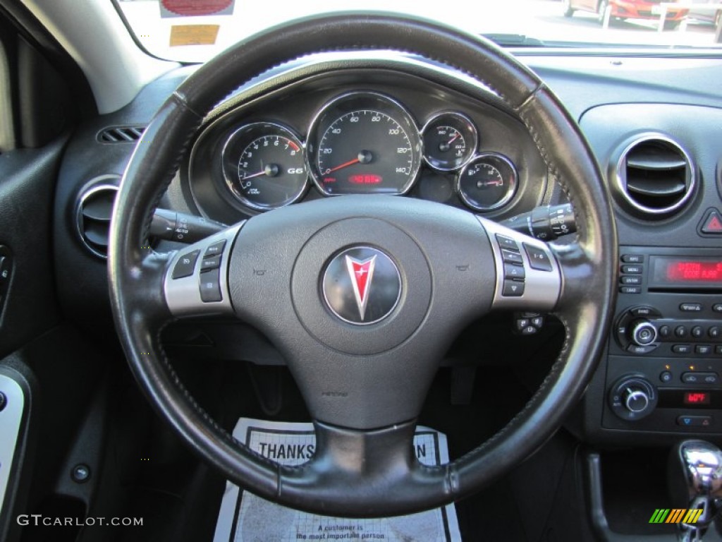 2007 G6 GTP Sedan - Black / Ebony/Morocco photo #6