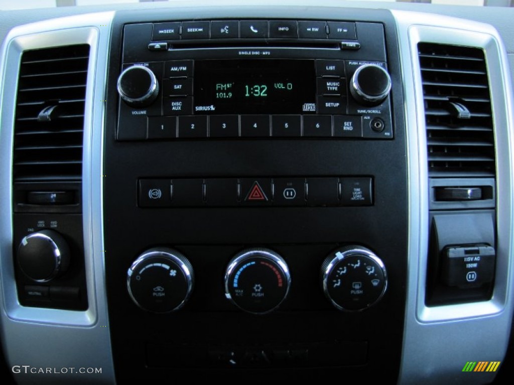 2010 Dodge Ram 2500 Big Horn Edition Crew Cab 4x4 Controls Photo #54737363