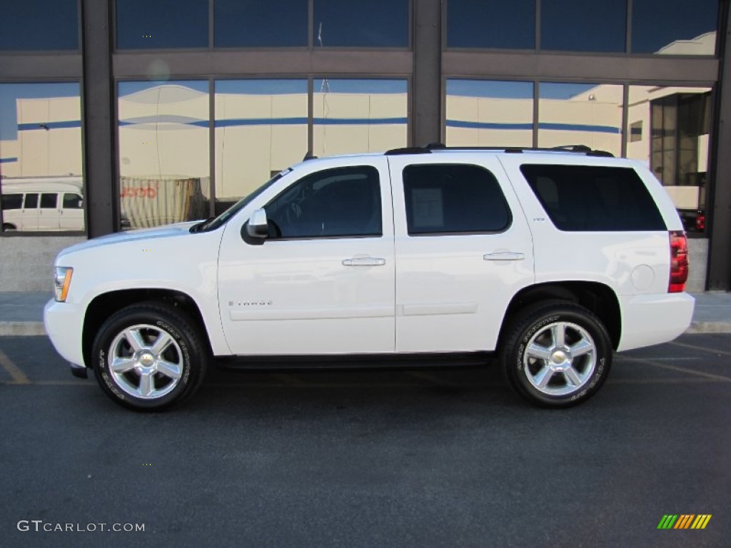 Summit White 2007 Chevrolet Tahoe LTZ 4x4 Exterior Photo #54737531