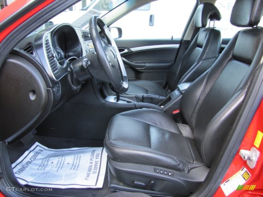 Black Interior 2008 Saab 9-3 Aero Sport Sedan Photo #54737660