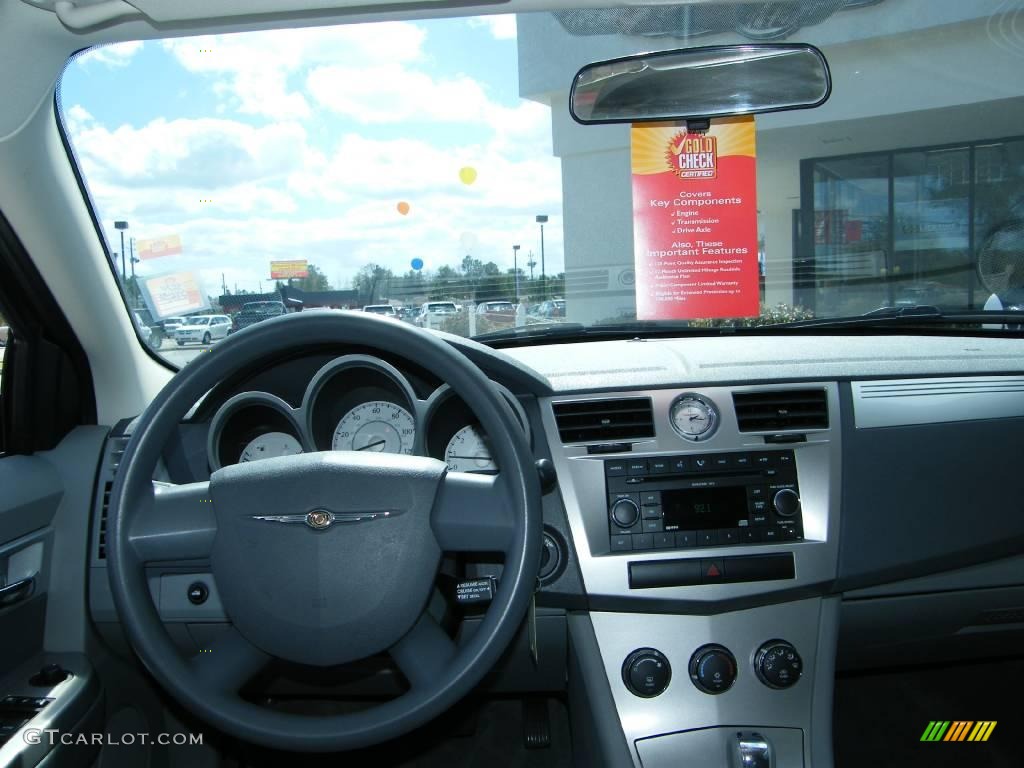 2007 Sebring Touring Sedan - Brilliant Black Crystal Pearl / Dark Slate Gray/Light Slate Gray photo #18