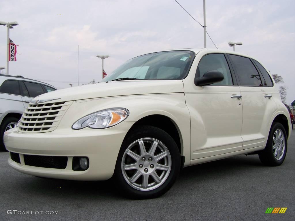 2008 PT Cruiser Touring - Cool Vanilla White / Pastel Slate Gray photo #1