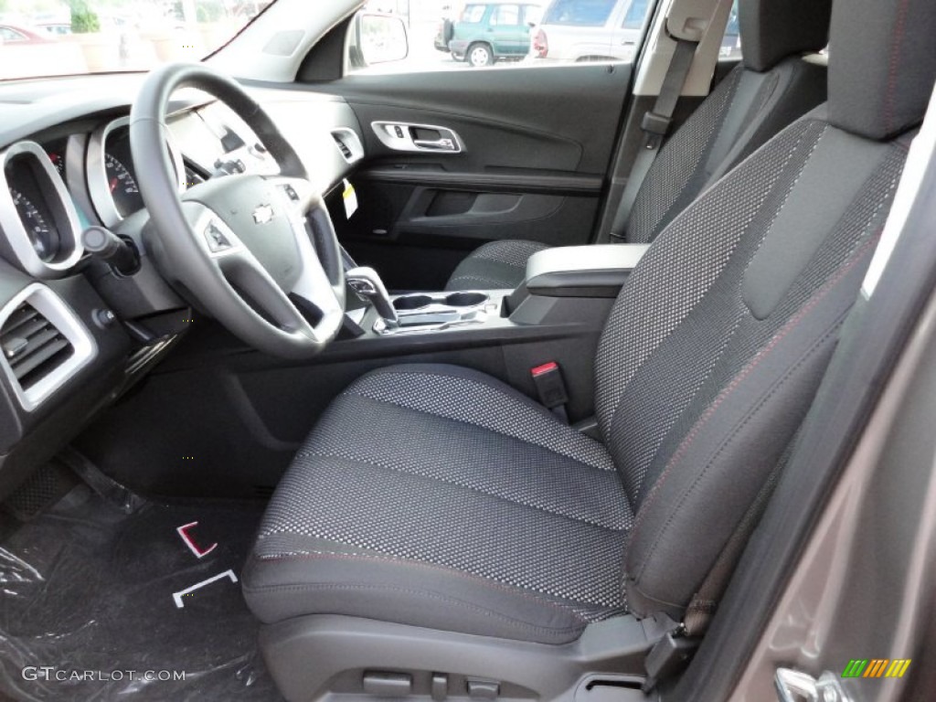 Jet Black Interior 2012 Chevrolet Equinox LT AWD Photo #54740739