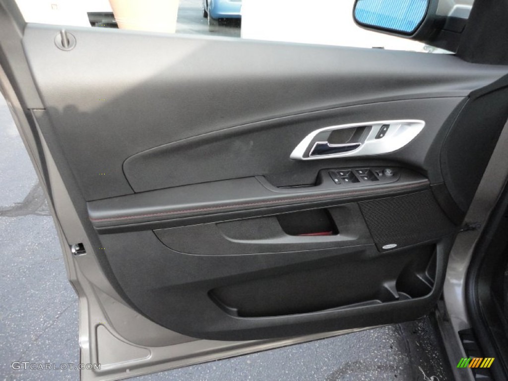 2012 Chevrolet Equinox LT AWD Jet Black Door Panel Photo #54740754