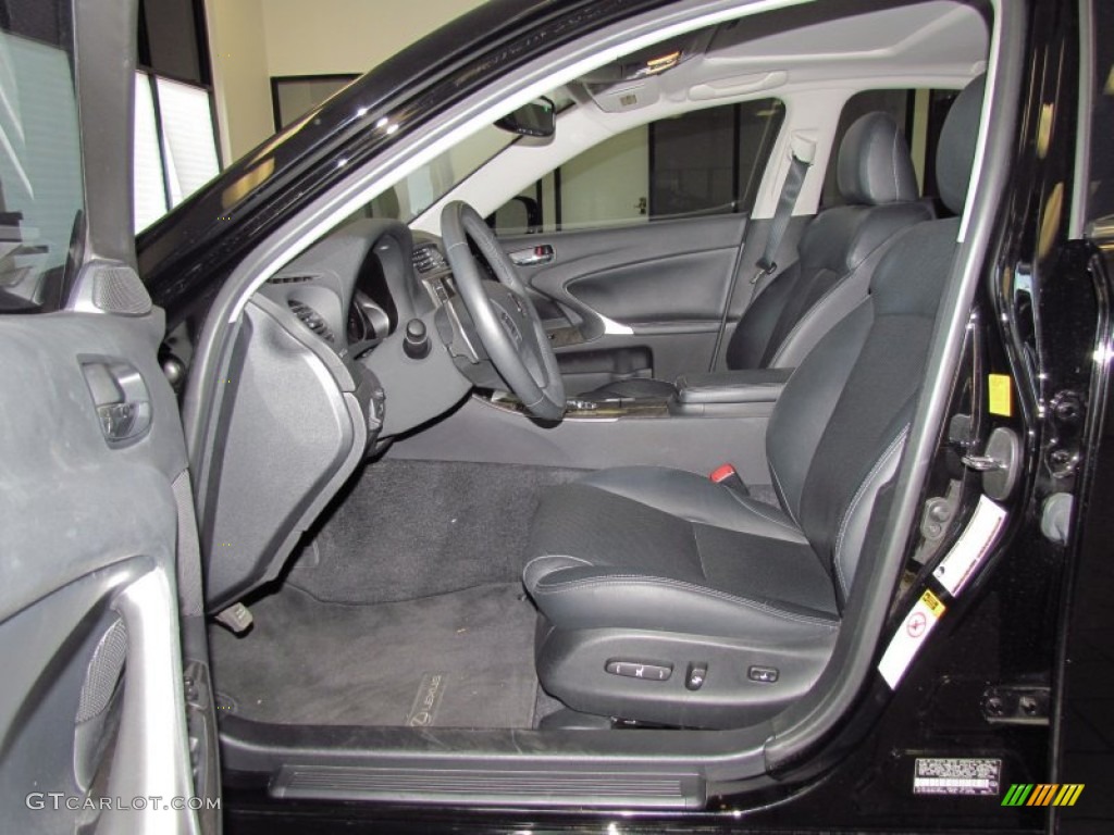 Black Interior 2010 Lexus IS 250 Photo #54740775