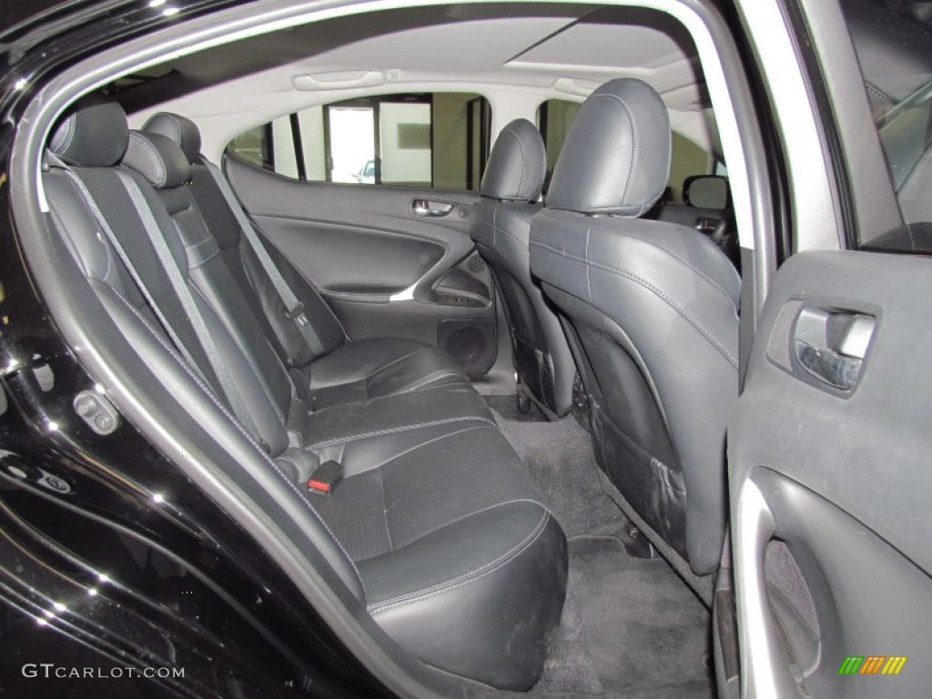 Black Interior 2010 Lexus IS 250 Photo #54740799