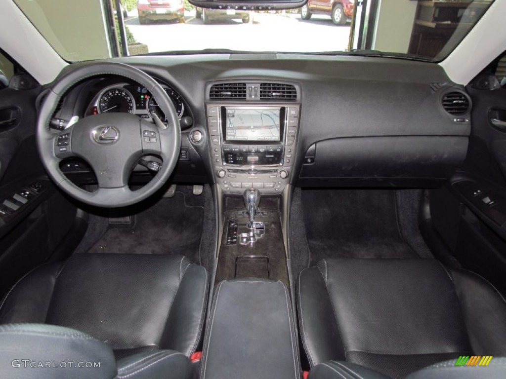 2010 Lexus IS 250 Black Dashboard Photo #54740826