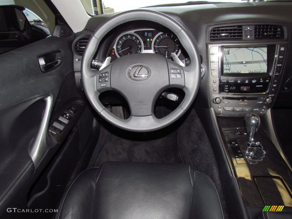 2010 Lexus IS 250 Black Dashboard Photo #54740835