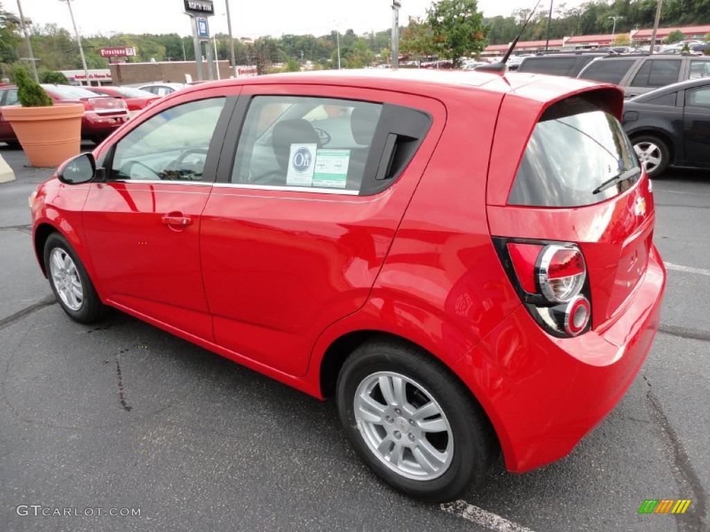 Victory Red 2012 Chevrolet Sonic LT Hatch Exterior Photo #54741048