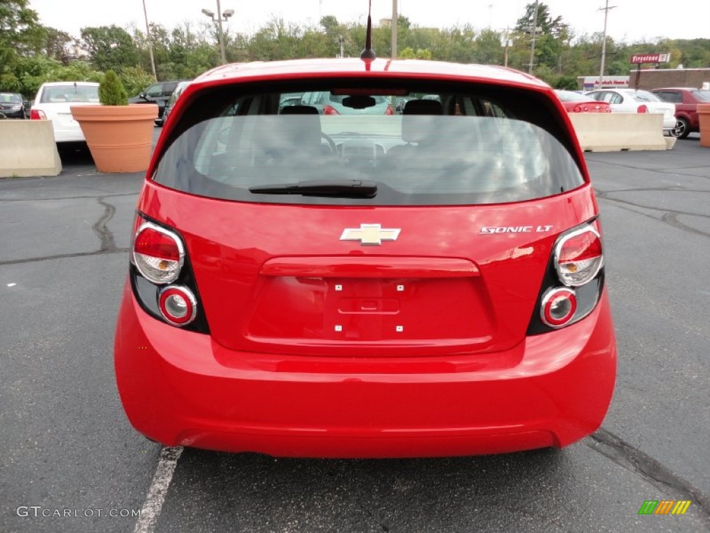 Victory Red 2012 Chevrolet Sonic LT Hatch Exterior Photo #54741057