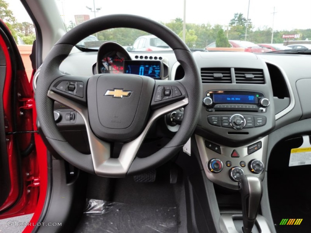 2012 Chevrolet Sonic LT Hatch Dark Pewter/Dark Titanium Dashboard Photo #54741102