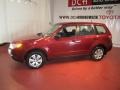 2009 Camellia Red Pearl Subaru Forester 2.5 X  photo #3