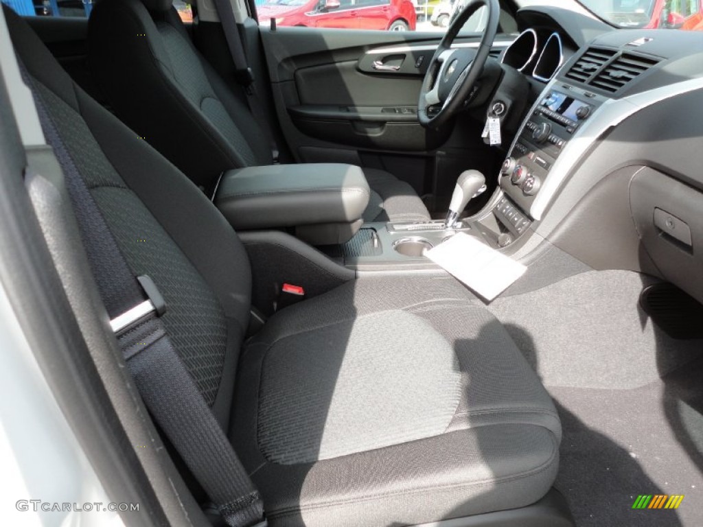 Ebony Interior 2012 Chevrolet Traverse LT AWD Photo #54742857