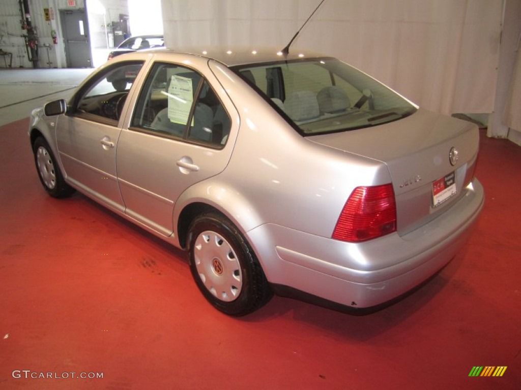 2002 Jetta GLS Sedan - Reflex Silver Metallic / Grey photo #4