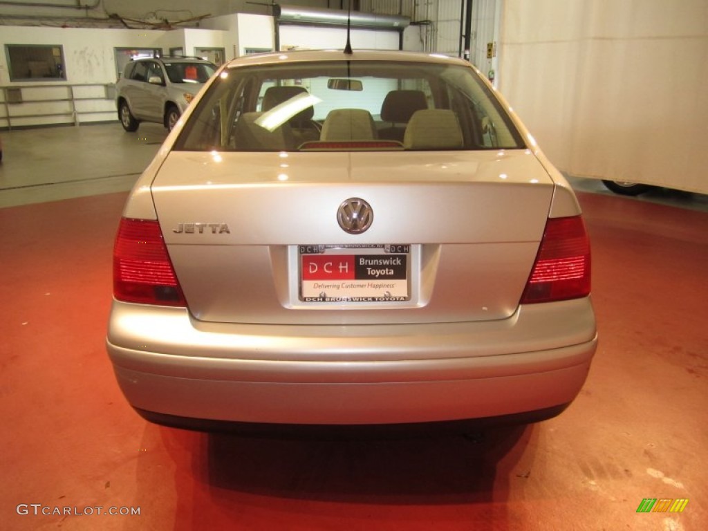 2002 Jetta GLS Sedan - Reflex Silver Metallic / Grey photo #5