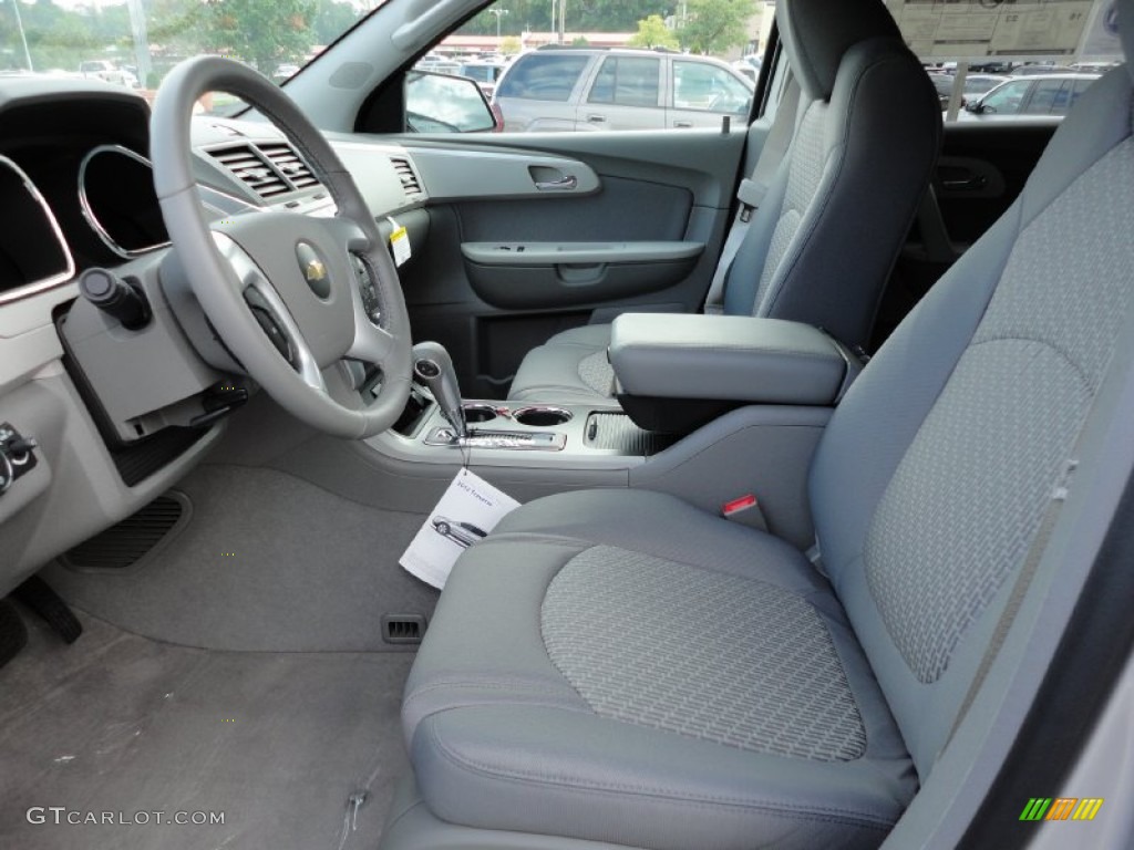 Dark Gray/Light Gray Interior 2012 Chevrolet Traverse LS AWD Photo #54743163