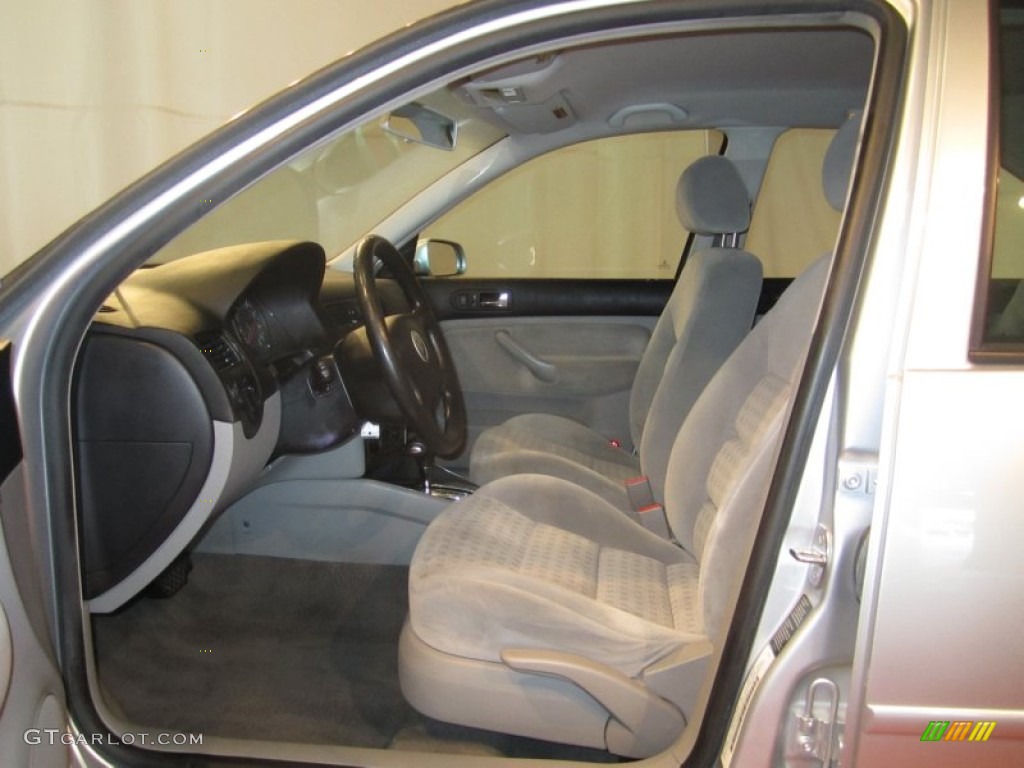 2002 Jetta GLS Sedan - Reflex Silver Metallic / Grey photo #13