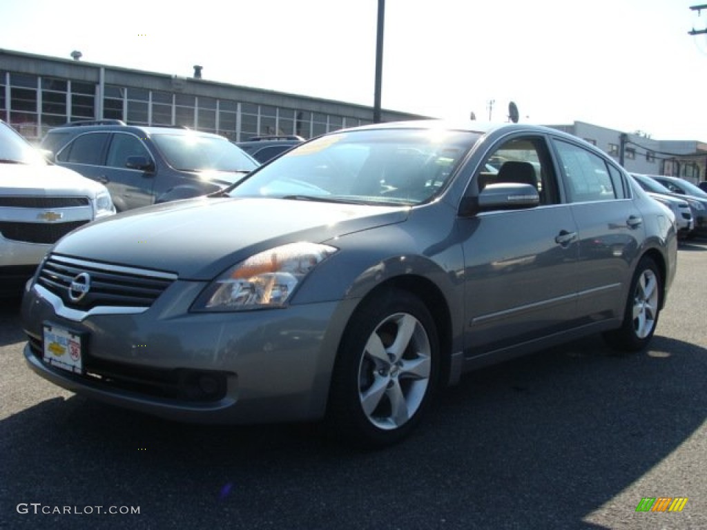 2009 Altima 3.5 SE - Precision Gray Metallic / Charcoal photo #1