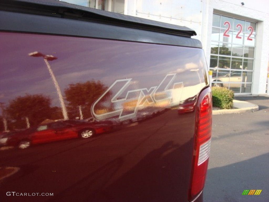 2006 F150 XLT SuperCrew 4x4 - Dark Toreador Red Metallic / Tan photo #18