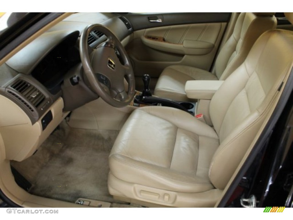 Ivory Interior 2004 Honda Accord EX Sedan Photo #54746694