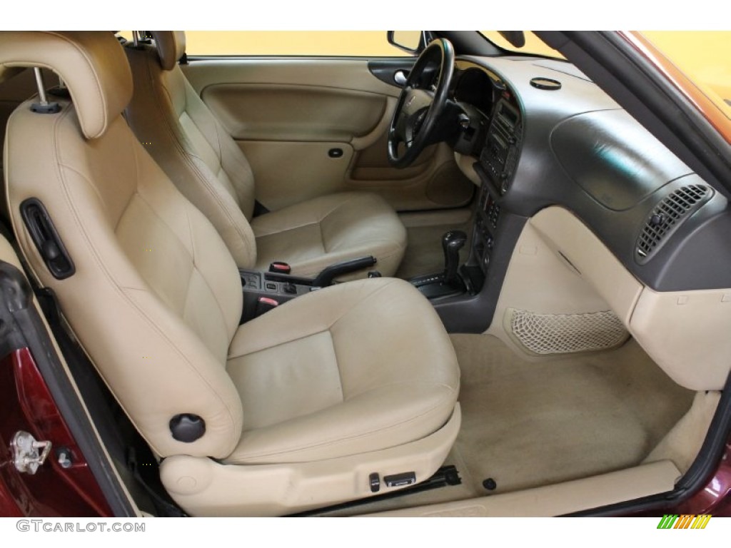 Sand Beige Interior 2003 Saab 9-3 SE Convertible Photo #54746994