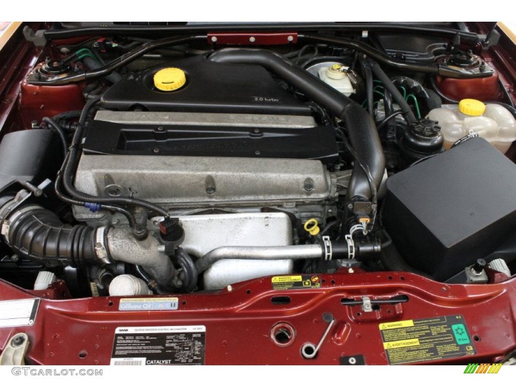 2003 Saab 9-3 SE Convertible 2.0 Liter Turbocharged DOHC 16-Valve 4 Cylinder Engine Photo #54747003