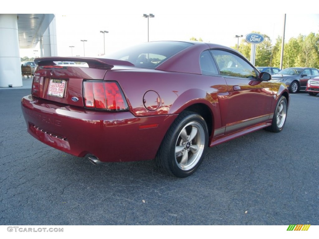 40th Anniversary Crimson Red Metallic 2004 Ford Mustang GT Coupe Exterior Photo #54747264