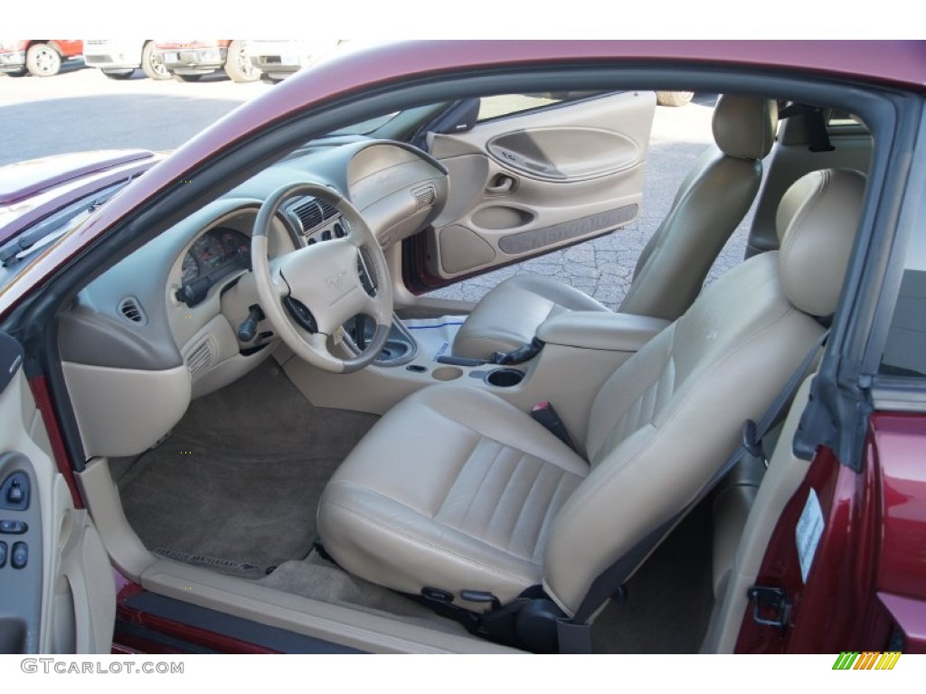 Medium Parchment Interior 2004 Ford Mustang GT Coupe Photo #54747312