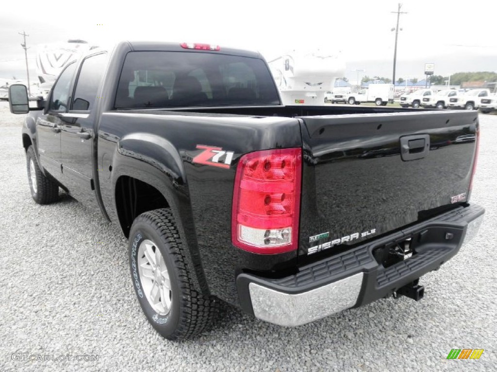 Onyx Black 2012 GMC Sierra 1500 SLE Crew Cab Exterior Photo #54748329