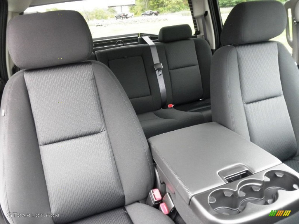 Ebony Interior 2012 GMC Sierra 1500 SLE Crew Cab Photo #54748383