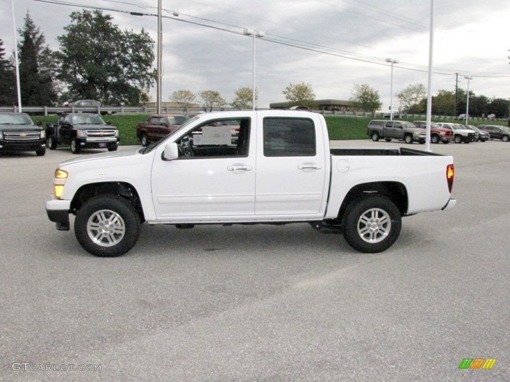 Summit White 2012 Chevrolet Colorado LT Crew Cab 4x4 Exterior Photo #54748449