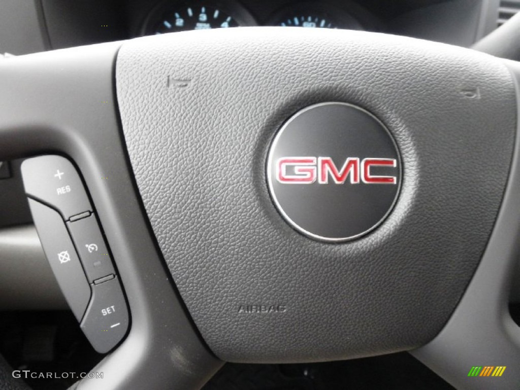 2012 Sierra 1500 SL Crew Cab - Stealth Gray Metallic / Dark Titanium photo #7