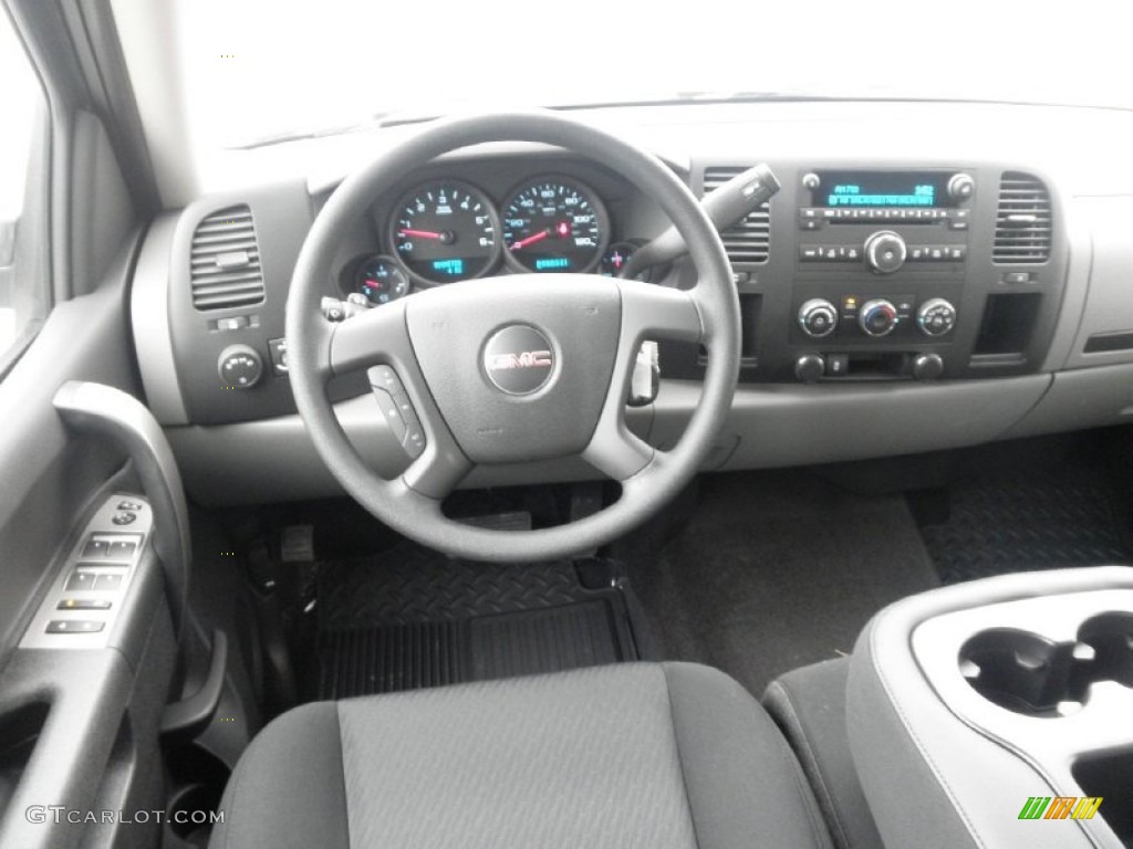 2012 Sierra 1500 SL Crew Cab - Stealth Gray Metallic / Dark Titanium photo #10