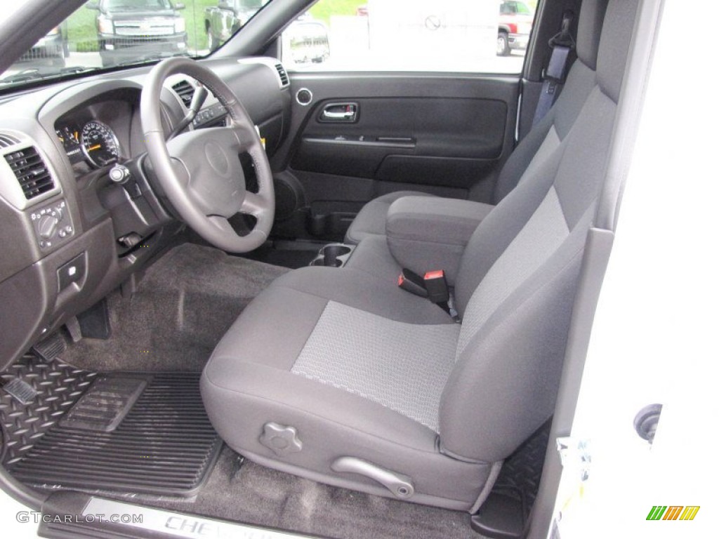 Ebony Interior 2012 Chevrolet Colorado LT Crew Cab 4x4 Photo #54748506