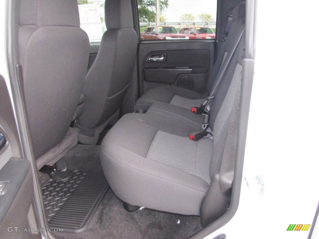 Ebony Interior 2012 Chevrolet Colorado LT Crew Cab 4x4 Photo #54748515