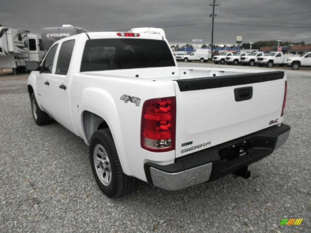 2012 Sierra 1500 Crew Cab 4x4 - Summit White / Dark Titanium photo #14