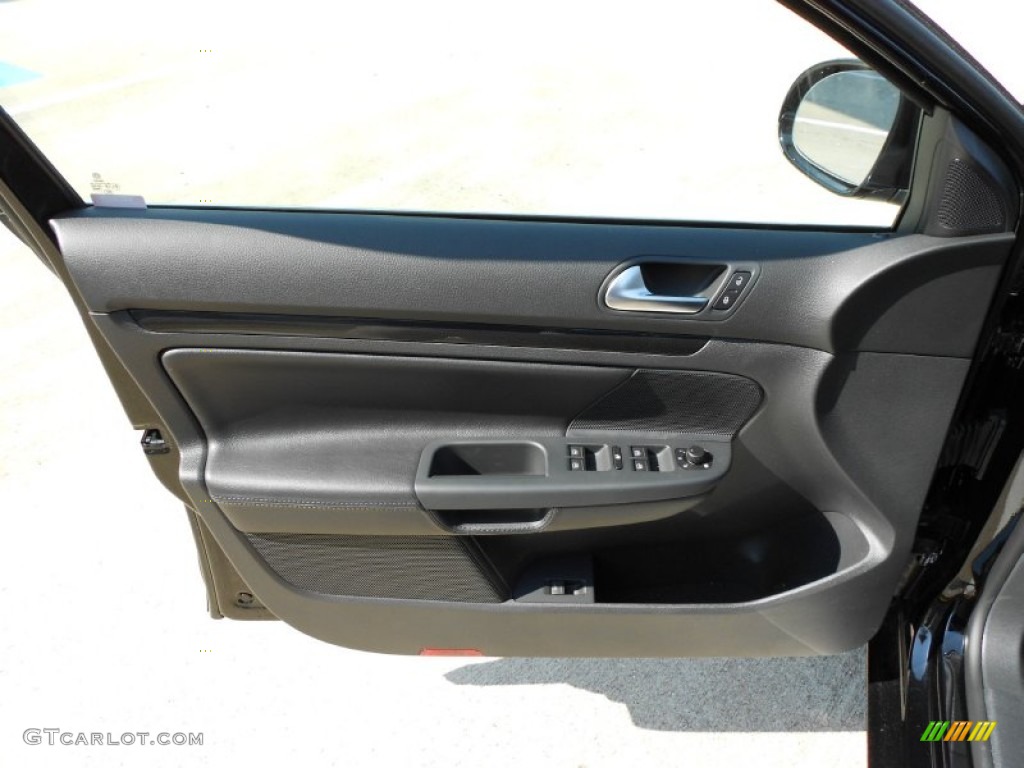 2012 Volkswagen Jetta SE SportWagen Titan Black Door Panel Photo #54749058